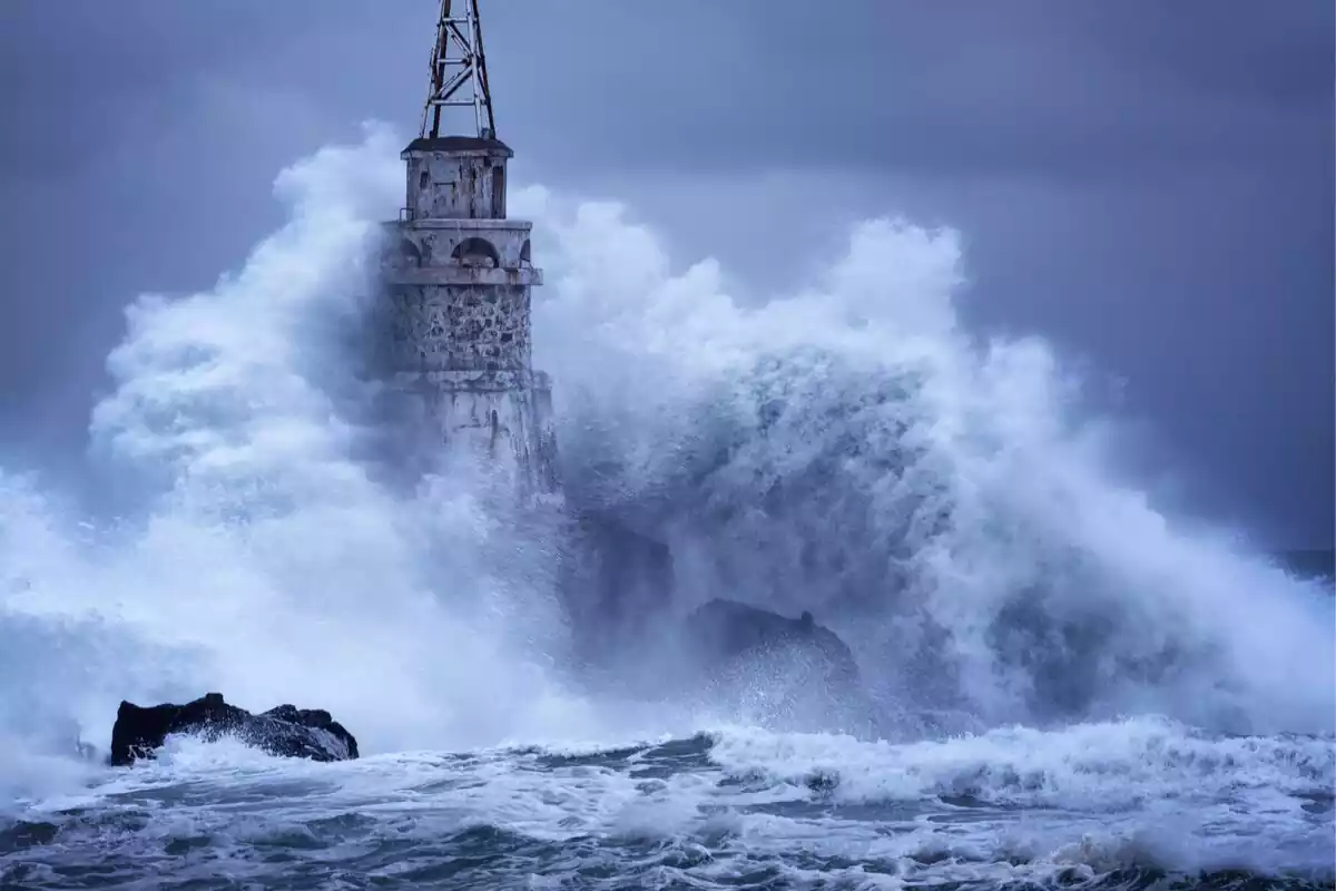 Un tsunami y una ventisca